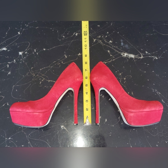 Bakers, Platform High Heels, size 6, Red - Picture 3 of 8